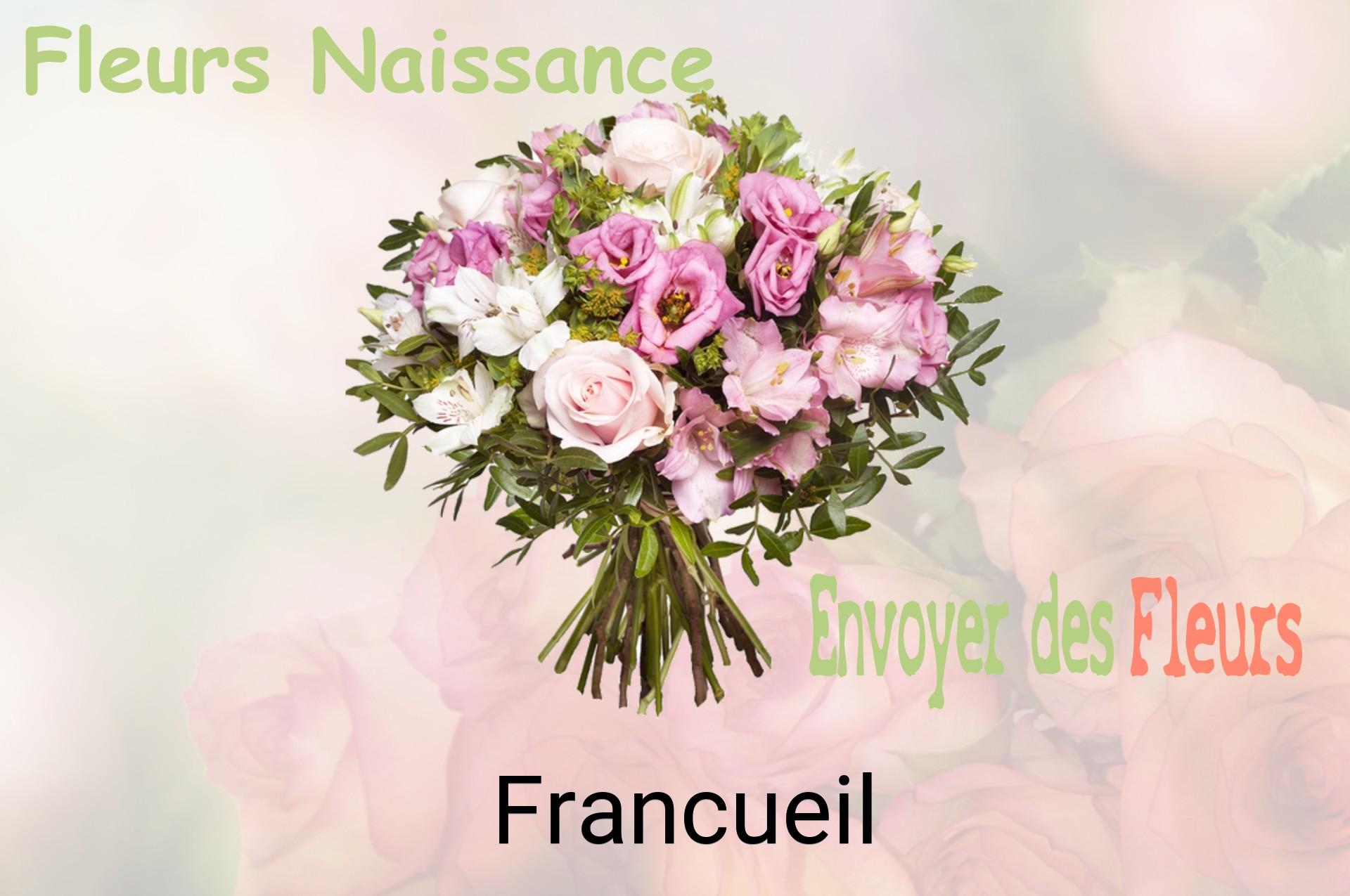 Bouquet de fleurs de naissance livré à Francueil