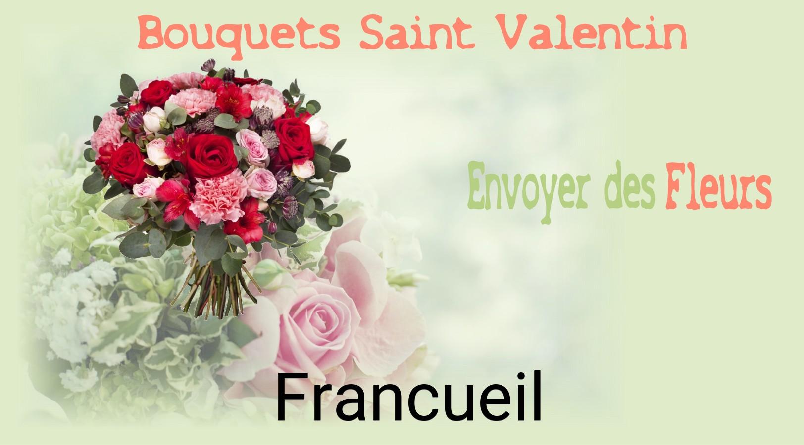 Roses de Saint-Valentin livrées à Francueil